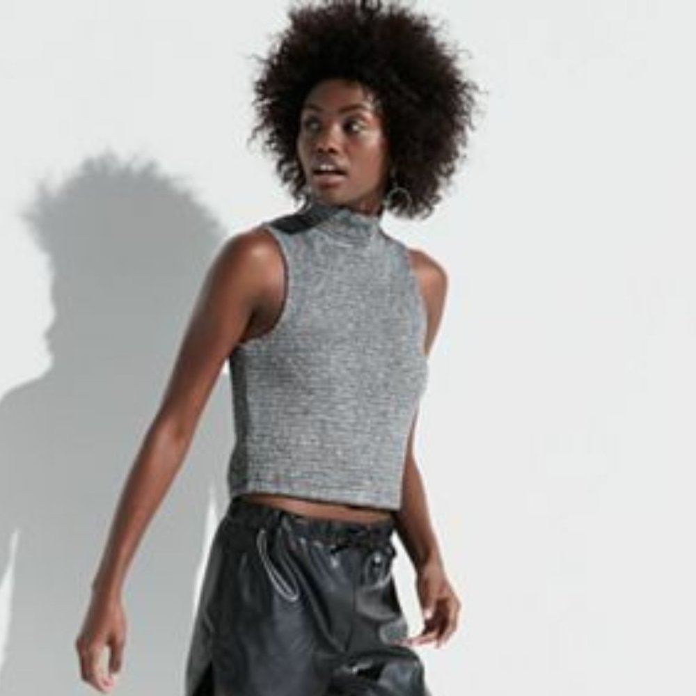 k/lab Smocked Crop Top